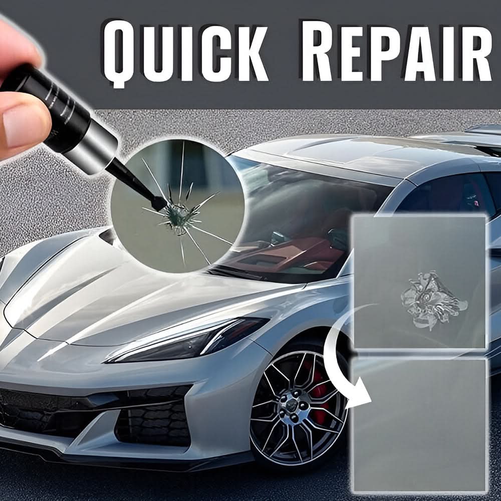 CrackRepair – Glasbarsten in enkele minuten repareren [1 + 1 Gratis]