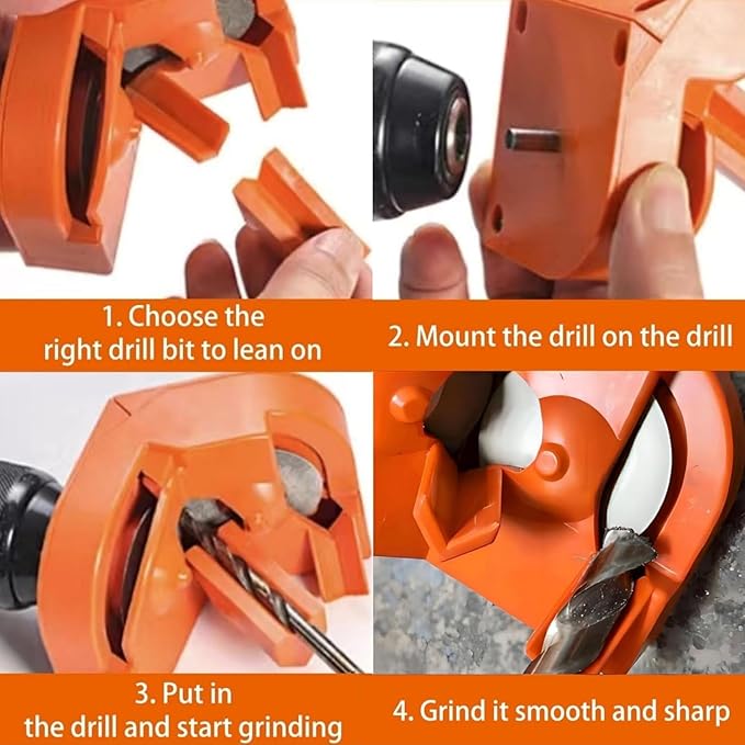 DrillSharp – Professionele Boorslijper voor Scherpe Boren in Seconden