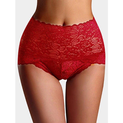 LaceLux™ Hoge Taille Kant Onderbroek – Buikvormend & Ademend [1+1 Gratis]