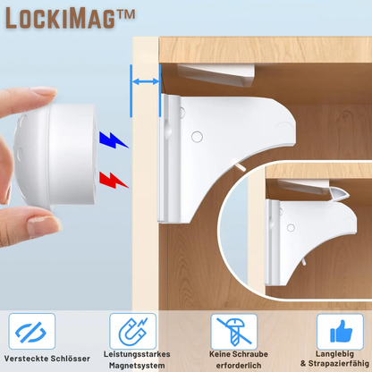 LockiMag™ – Verborgen kastslot voor veilige bescherming en eenvoudig gebruik [1 + 1 Gratis]