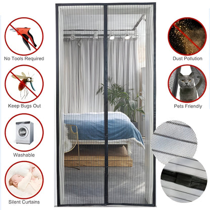 MagniSeal™ – Magnetisch Vliegengordijn met Automatische Sluiting
