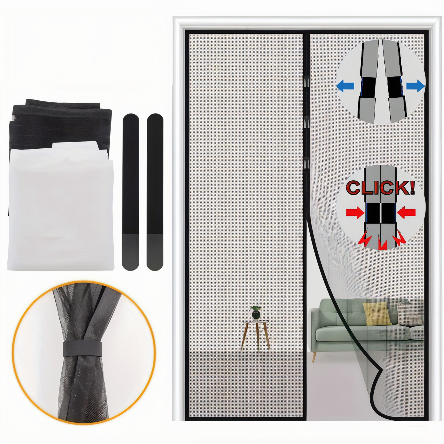 MagniSeal™ – Magnetisch Vliegengordijn met Automatische Sluiting