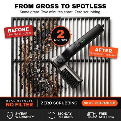 GrillMaster – Sprankelend schone grillroosters in minder dan 2 minuten [50% korting]