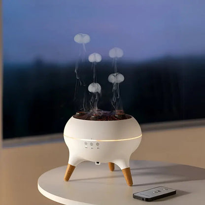 Jellyfel™ Kwallen Aroma Diffuser met LED-Lichteffecten en Luchtbevochtiger
