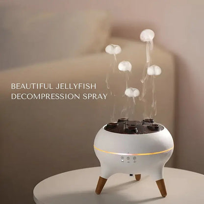 Jellyfel™ Kwallen Aroma Diffuser met LED-Lichteffecten en Luchtbevochtiger