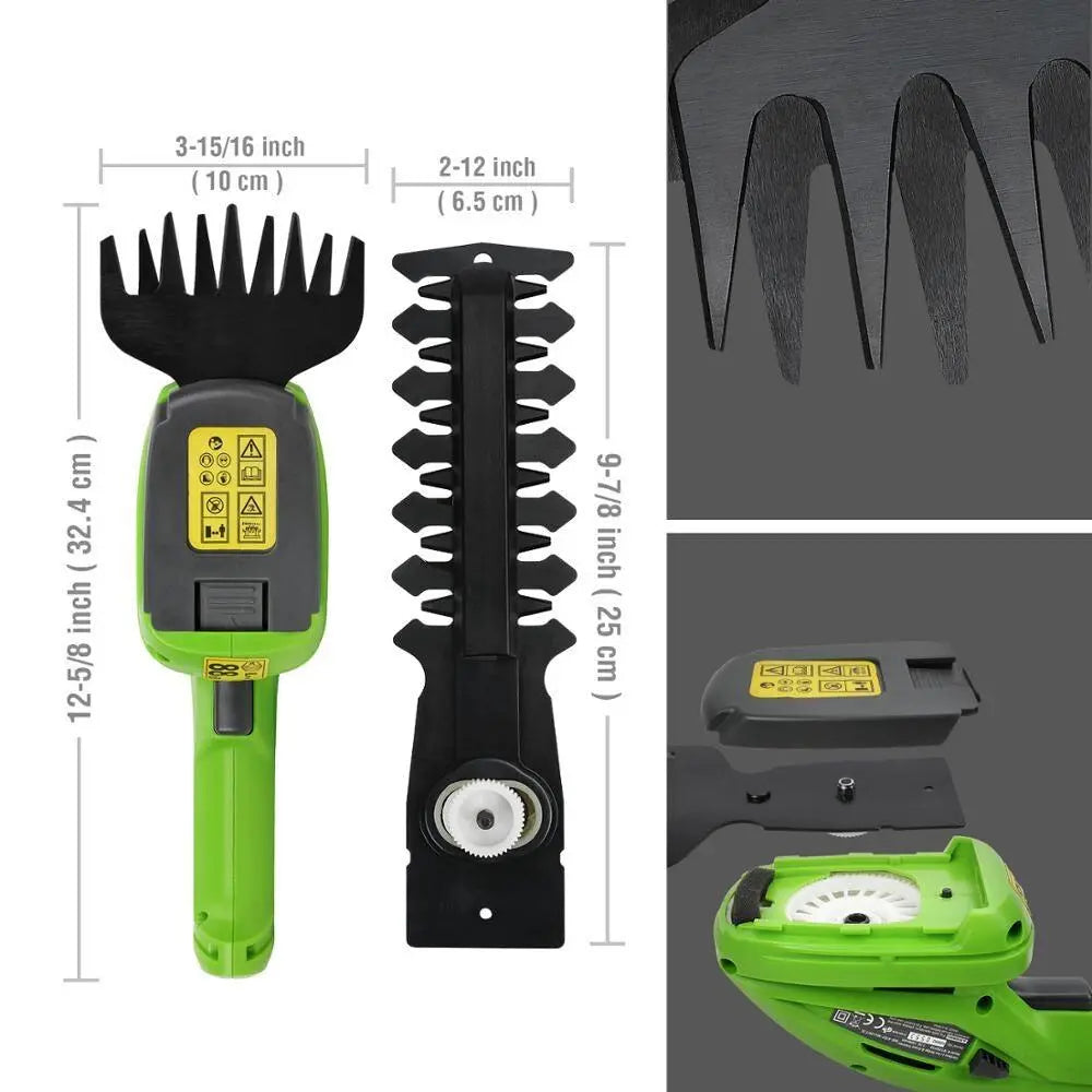 GartenSchnitt™ – Draadloze Accu Heggenschaar & Grasrandenschaar 2-in-1