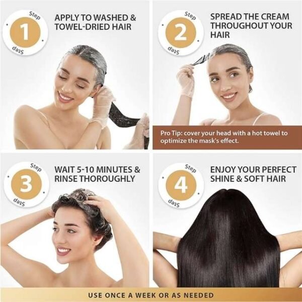 HairSilk™ – Herstellende Haarcrème voor Glad & Glanzend Haar [1+1 Gratis]
