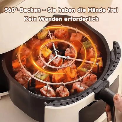 GrillEase™ – Airfryer Kebab Grill | Rookvrij Grillen met Weinig Olie