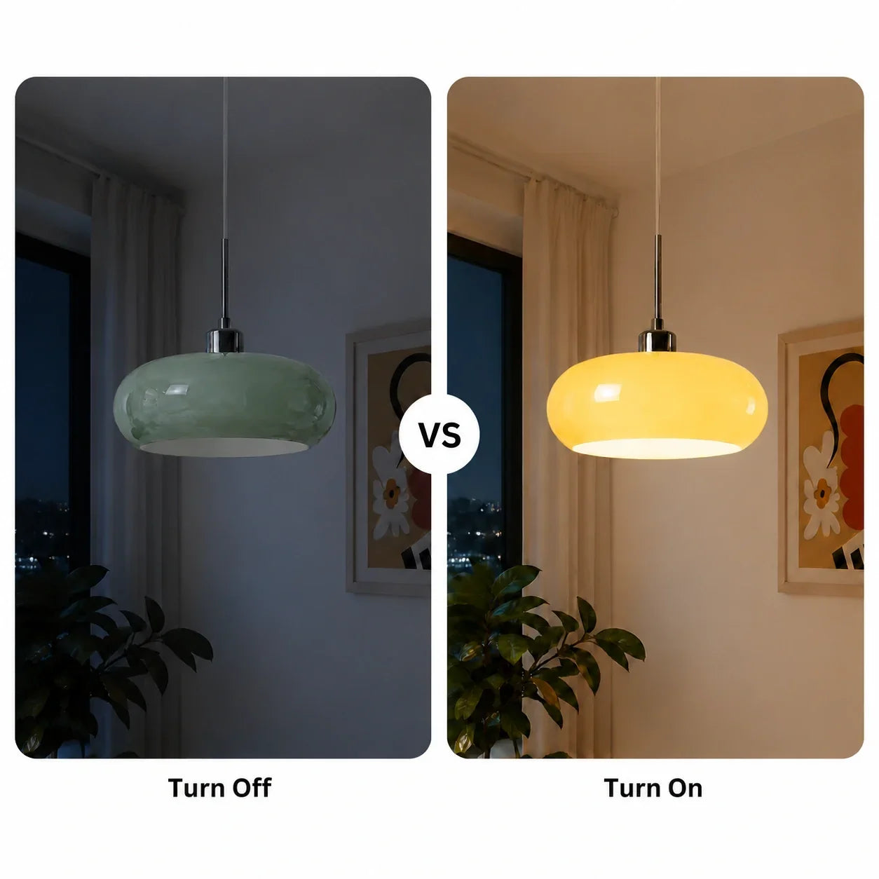 Glazen hanglamp in Bauhaus-stijl voor moderne interieurs