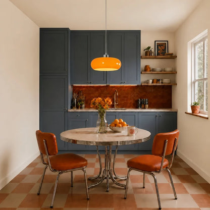 Glazen hanglamp in Bauhaus-stijl voor moderne interieurs