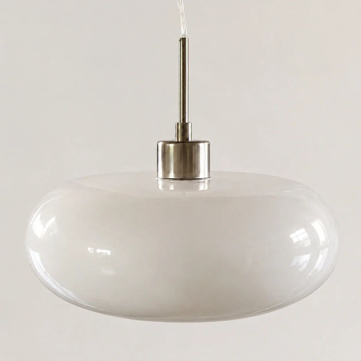 Glazen hanglamp in Nordic Bauhaus-stijl voor elke ruimte