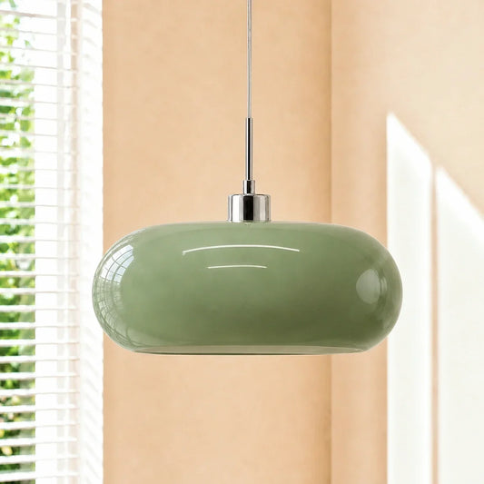 Glazen hanglamp in Bauhaus-stijl voor moderne interieurs