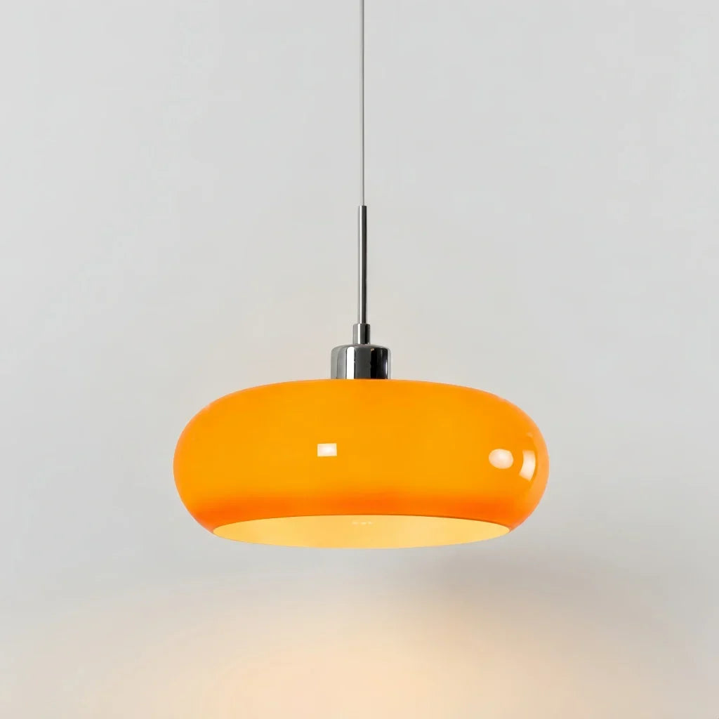 Glazen hanglamp in Bauhaus-stijl voor moderne interieurs