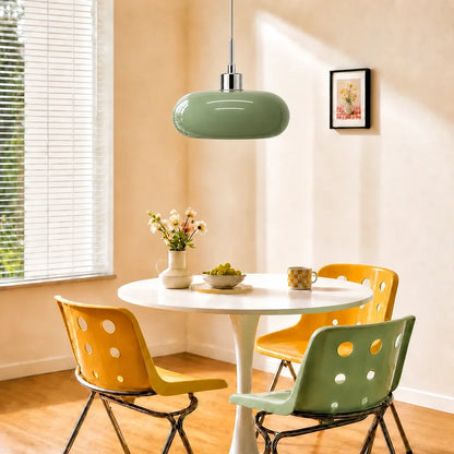 Glazen hanglamp in Bauhaus-stijl voor moderne interieurs