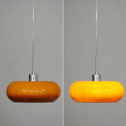 Glazen hanglamp in Bauhaus-stijl voor moderne interieurs