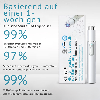 Klara™ Pijnloze Laserpen – Verwijder Moedervlekken & Wratten Thuis