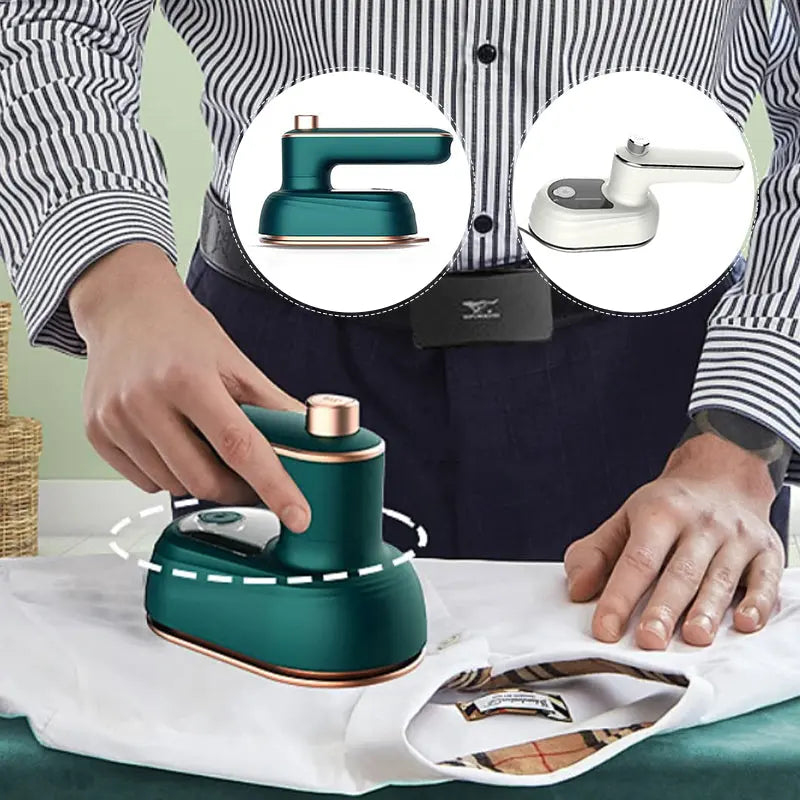 EasySteam™ - Compact 2-in-1 mini stoomstrijkijzer voor moeiteloos strijken [50% Korting]