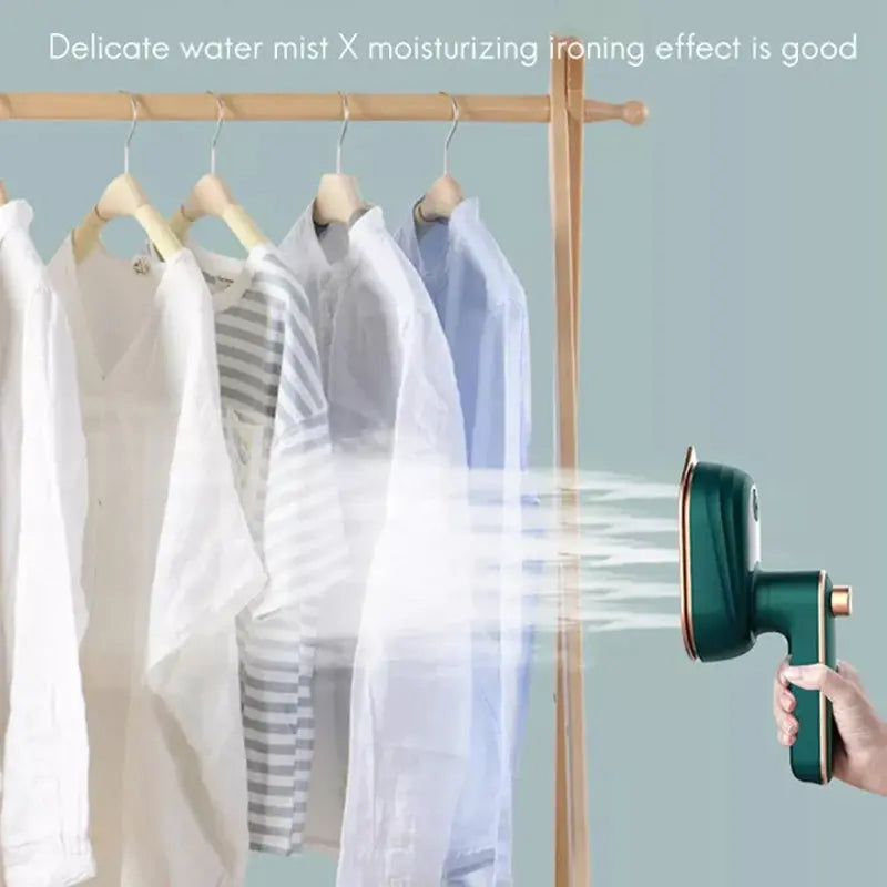 EasySteam™ - Compact 2-in-1 mini stoomstrijkijzer voor moeiteloos strijken [50% Korting]