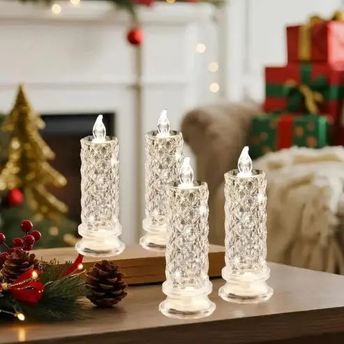 LED-kaarsen met warm wit licht – veilig en decoratief