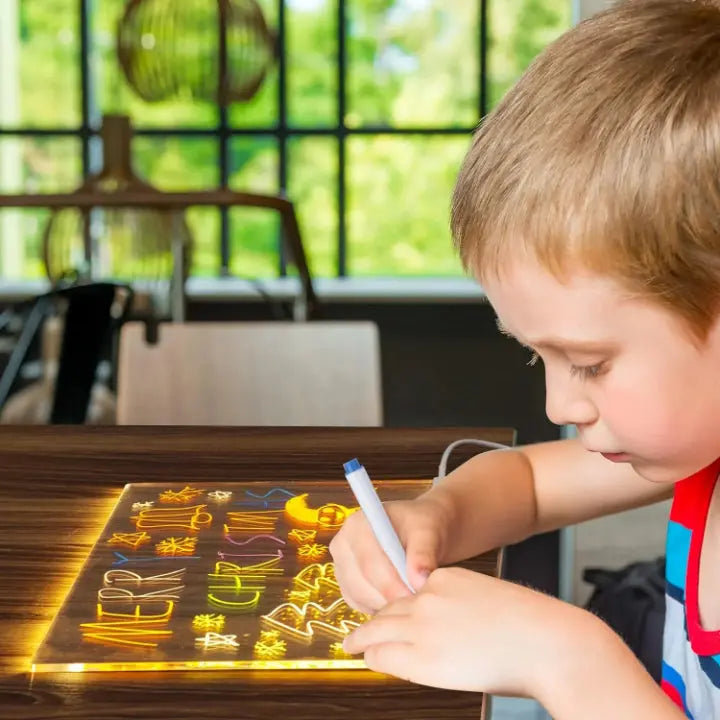 TabletGlow™ – LED Schrijftablet voor Notities & Creatief Tekenen