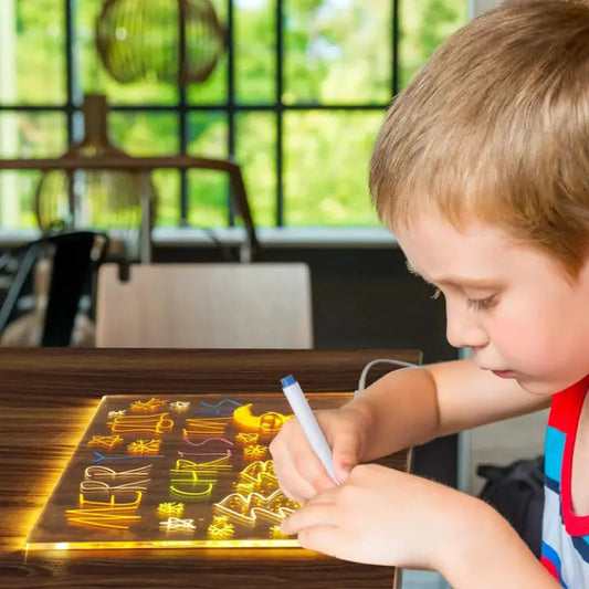 TabletGlow™ – LED-glas schrijftablet voor creatieve notities & tekeningen [50% Korting]