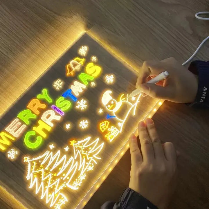 TabletGlow™ – LED Schrijftablet voor Notities & Creatief Tekenen