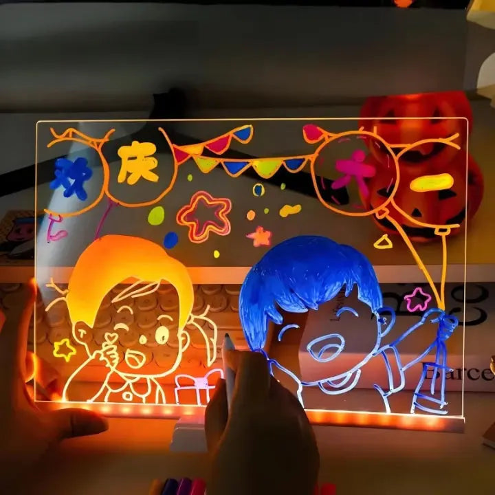 TabletGlow™ – LED Schrijftablet voor Notities & Creatief Tekenen