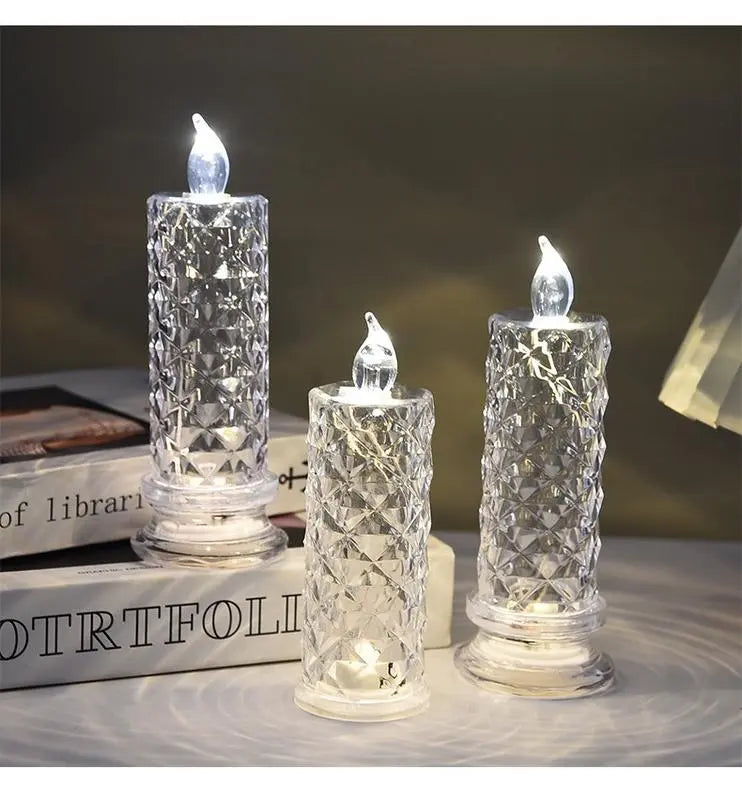 LEDKristall™ – Sprankelende, romantische en sfeervolle tafellampen set van 4 [50% Korting]