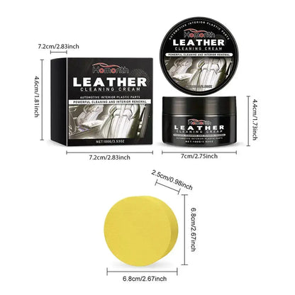 LeatherRepair™ Leercrème – Krassen, Vlekken & Kleurherstel voor Leer [1+1 Gratis]
