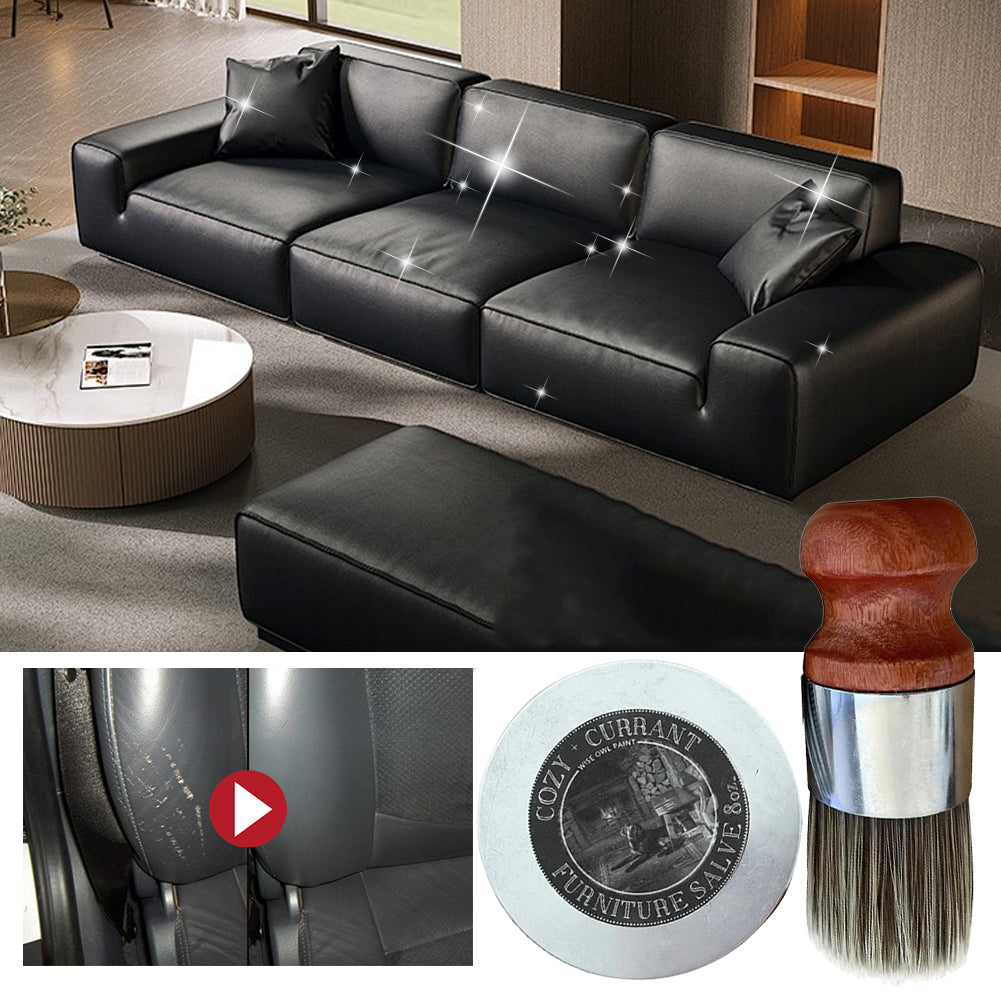 LederGleam™ – Natuurlijke Leer- en Meubelonderhoud met Bijenwas