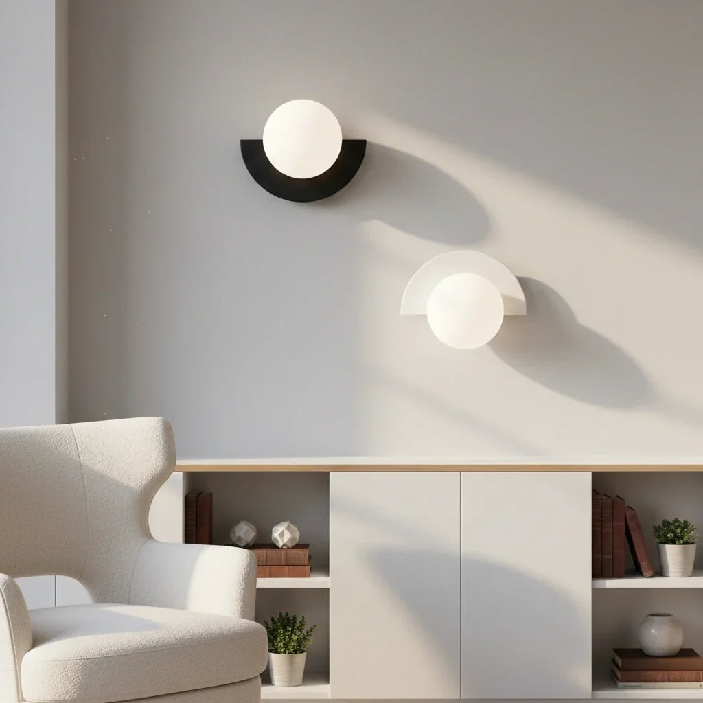 Minimalistische kleurrijke wandlamp – decoratief wandlicht
