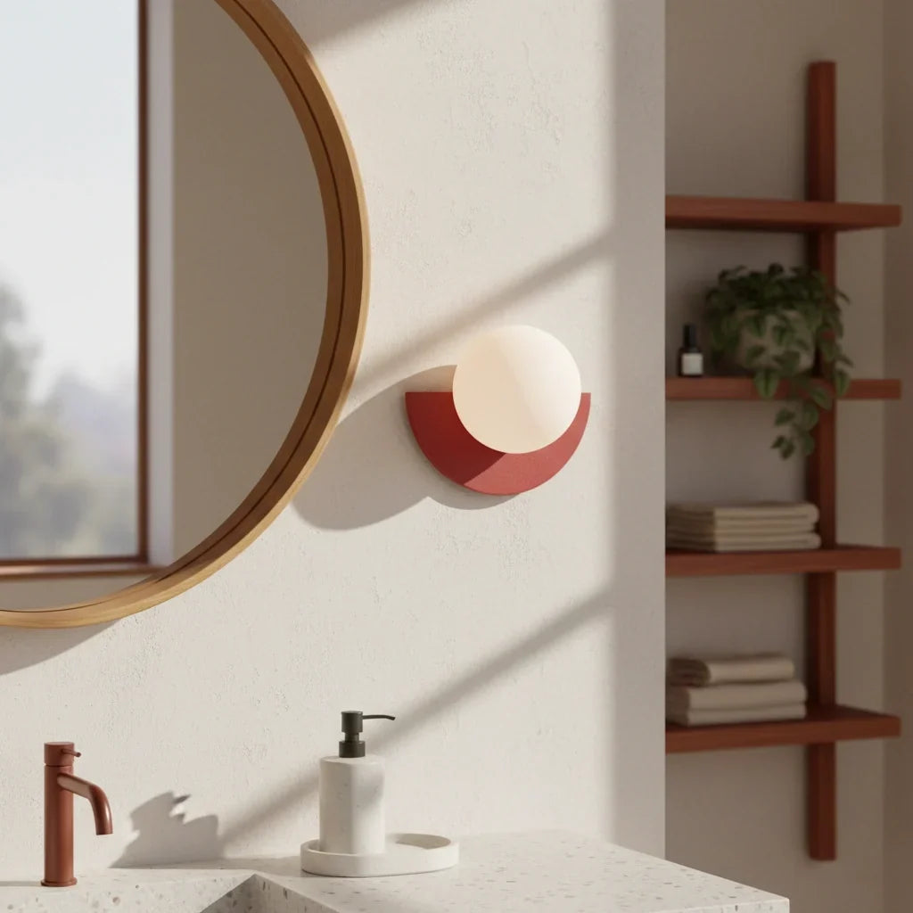 Minimalistische kleurrijke wandlamp – decoratief wandlicht