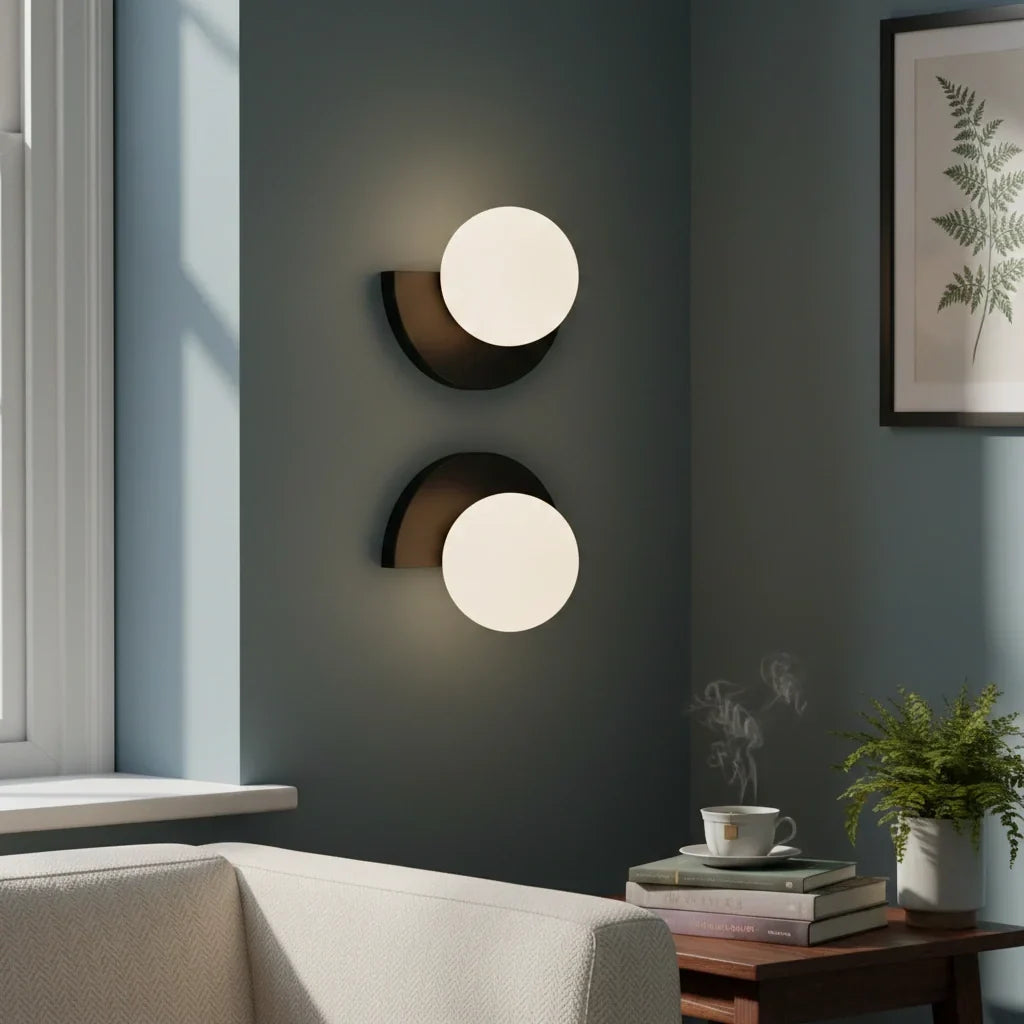 Minimalistische kleurrijke wandlamp – decoratief wandlicht