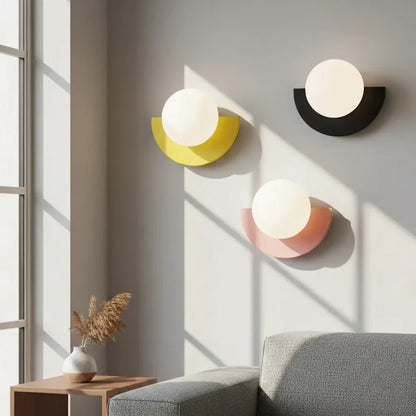 Minimalistische kleurrijke wandlamp – decoratief wandlicht