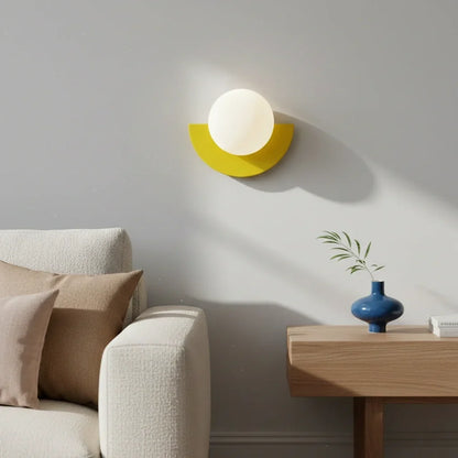 Minimalistische kleurrijke wandlamp – decoratief wandlicht