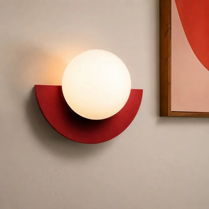 Minimalistische kleurrijke wandlamp – decoratief wandlicht