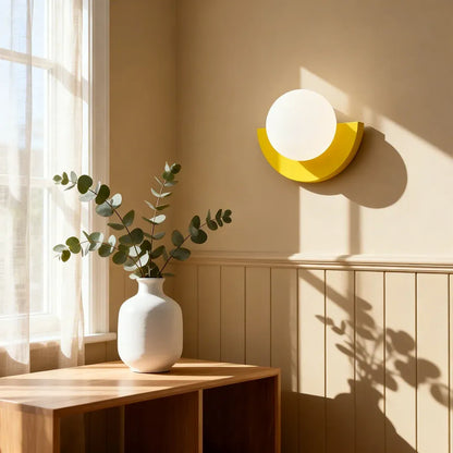 Minimalistische kleurrijke wandlamp – decoratief wandlicht