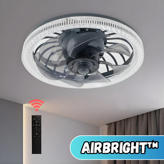 AirBright™ – Moderne plafondventilator met geïntegreerde LED-verlichting Ontwerp [50% Korting]