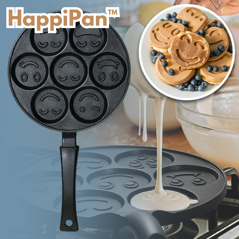 HappiPan™ – Smiley-pannenkoekenpan voor vrolijk ontbijtplezier [50% Korting]