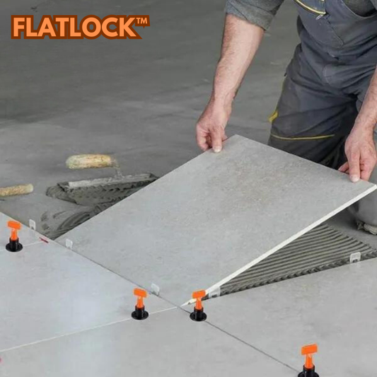 FlatLock™ – Tegel-nivelleersysteem (50 stuks), eenvoudig, nauwkeurig & betrouwbaar [50% Korting]