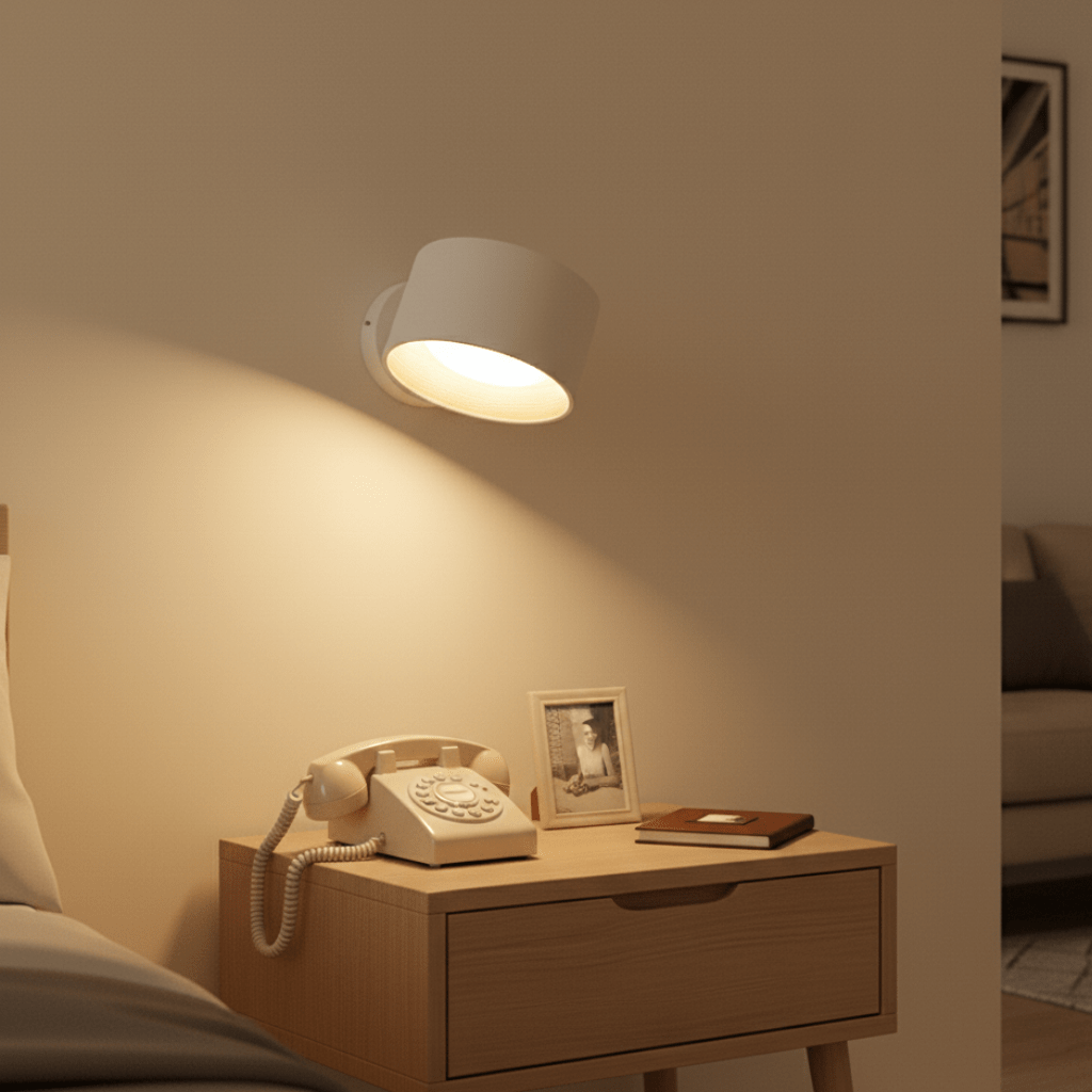 Draadloze LED-wandlamp met afstandsbediening – Scandinavisch design