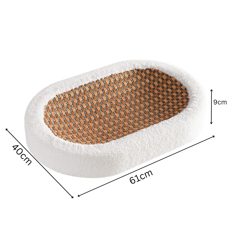 ScratchNest™ – Pluche kattenmand met krasvlak [50% Korting]