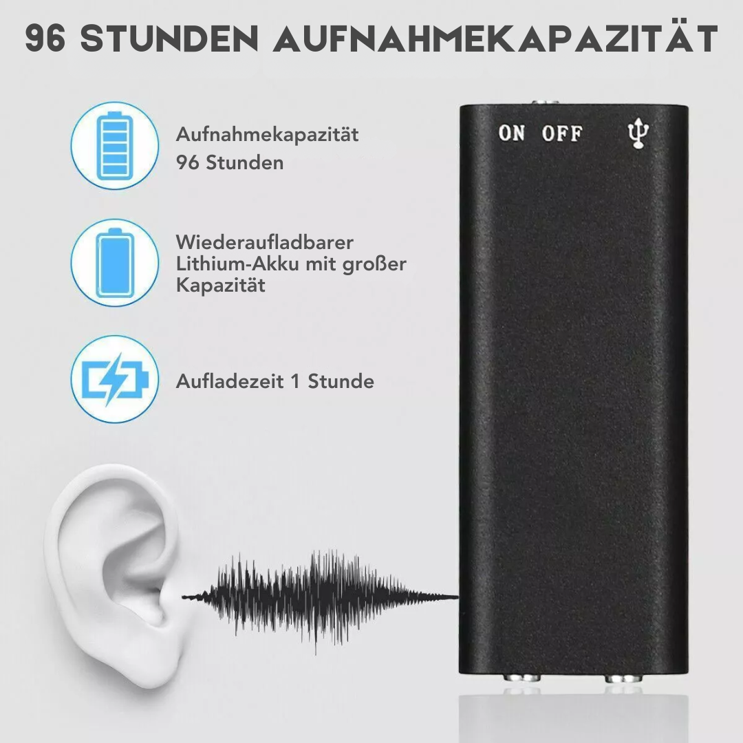 Stealth™ – Spionage-spraakrecorder voor discrete audio-opnames [50% Korting]