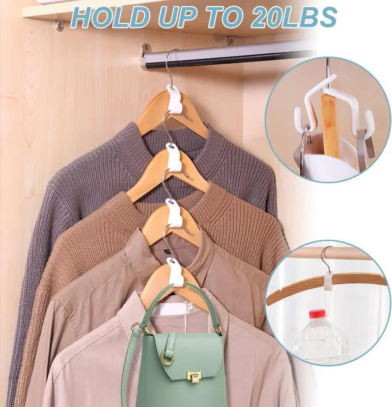 MultiHook™ – Snel outfits plannen en ruimtebesparend slim organiseren [25 + 25 Gratis]