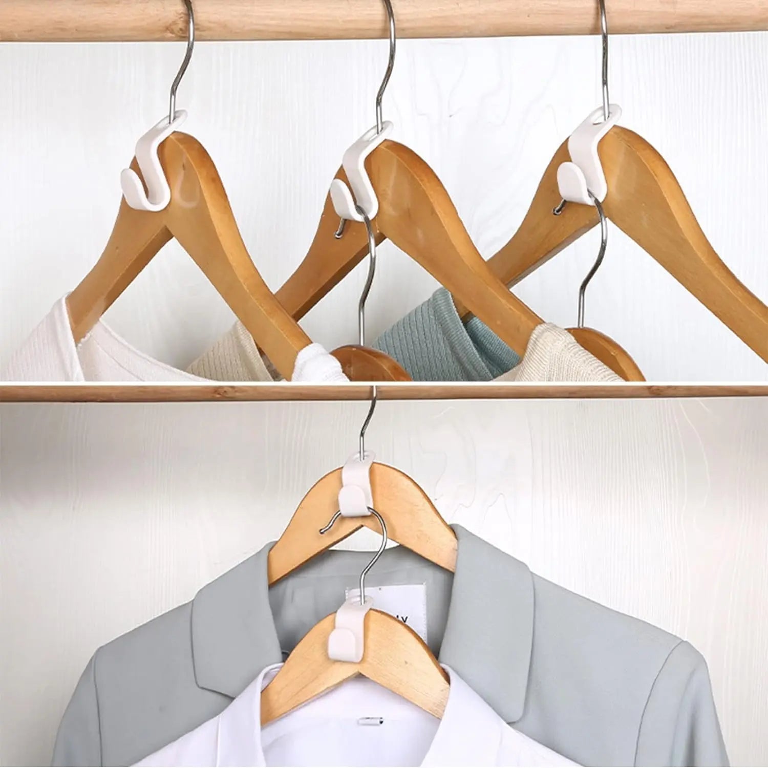 MultiHook™ – Snel outfits plannen en ruimtebesparend slim organiseren [25 + 25 Gratis]