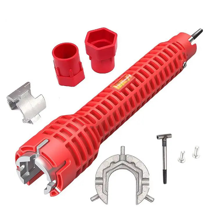 MultiGrip™ – Multifunctionele Sifonsleutel voor Kranen & Afvoer