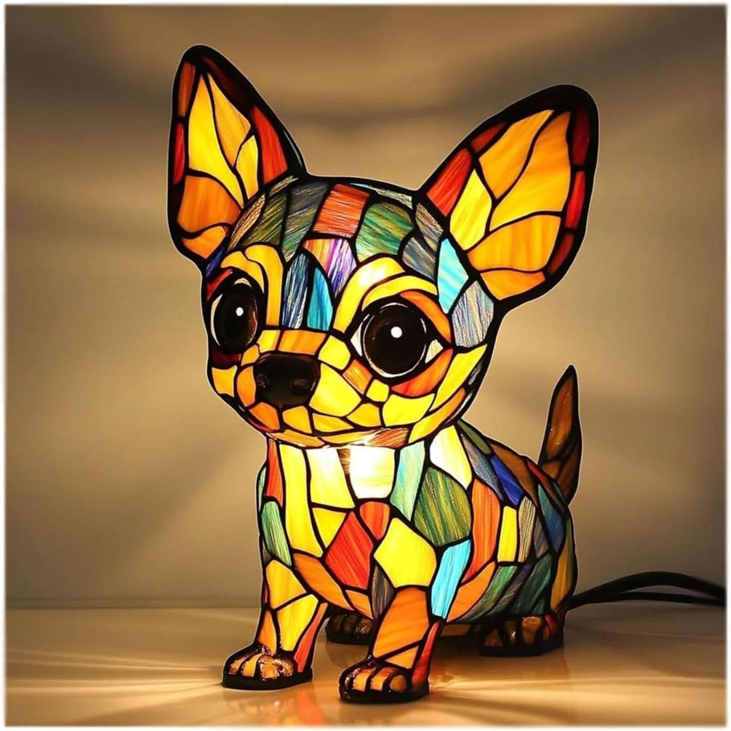 Hond Nachtlamp USB – decoratieve dierlamp met warm LED-licht