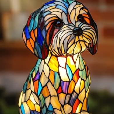 Hond Nachtlamp USB – decoratieve dierlamp met warm LED-licht