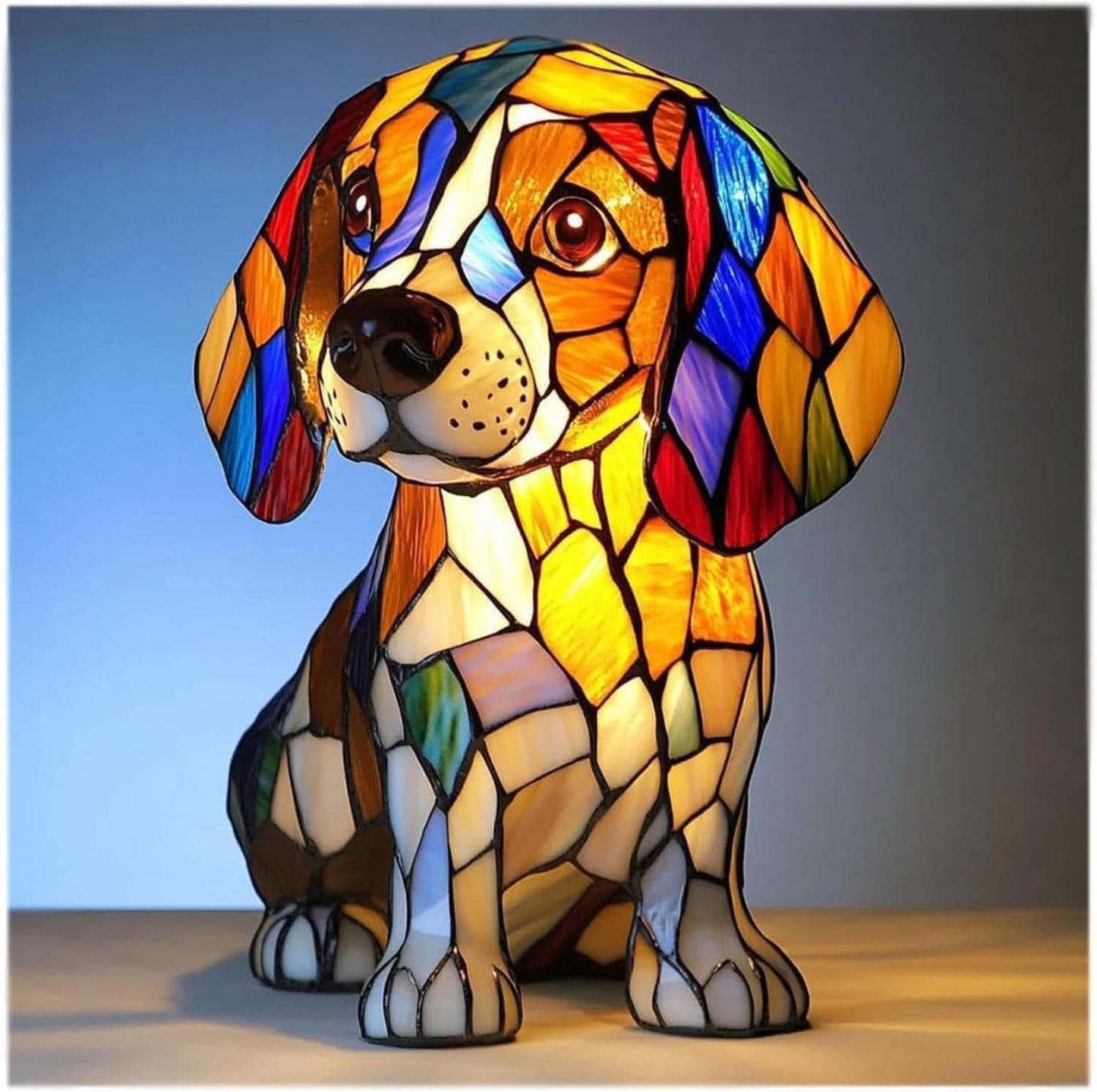 Hond Nachtlamp USB – decoratieve dierlamp met warm LED-licht