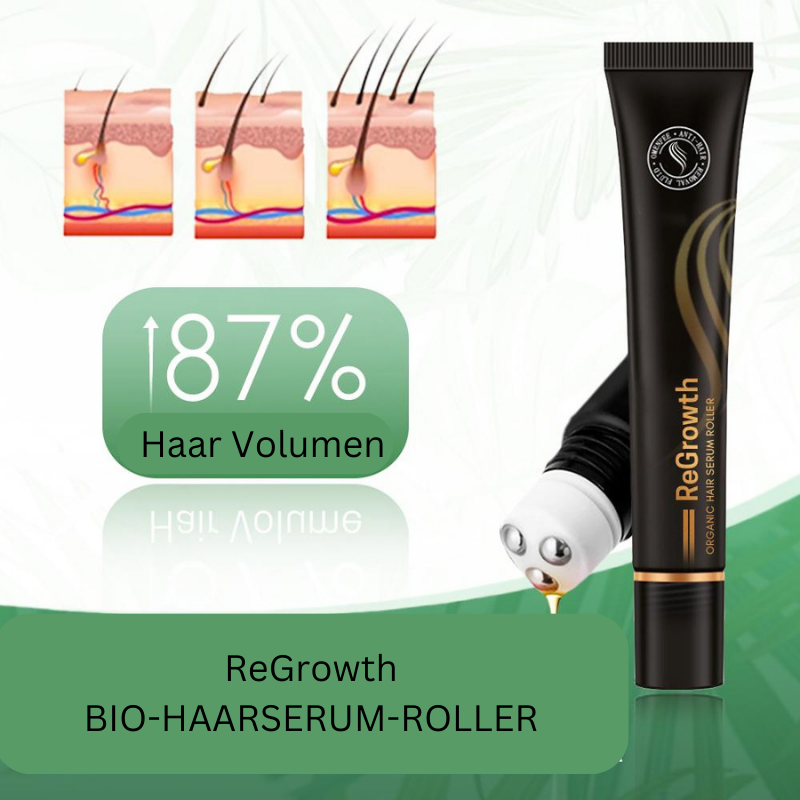 Regrowth – Natuurlijk Biologisch Haarserum-Roller voor zichtbaar voller haar [1 + 1 Gratis]